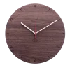 Design Wanduhr 'Bergtouhr Nuss rund'