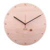 Design Wanduhr 'Bergtouhr Zirbe rund'