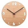 Design Wanduhr 'Duhrchbruch Eiche rund'