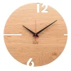 Design Wanduhr 'Puhr Eiche rund'