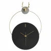 Design Wanduhr 'THE BLACK ANTLER.'