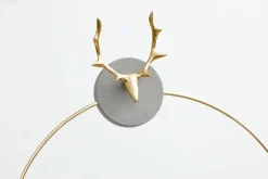 Design Wanduhr 'THE BLACK ANTLER.'