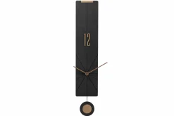 Design Wanduhr 'THE BLACK PENDULUM.'