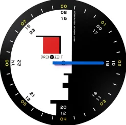 Design Wanduhr 'THE CRESCENT.'