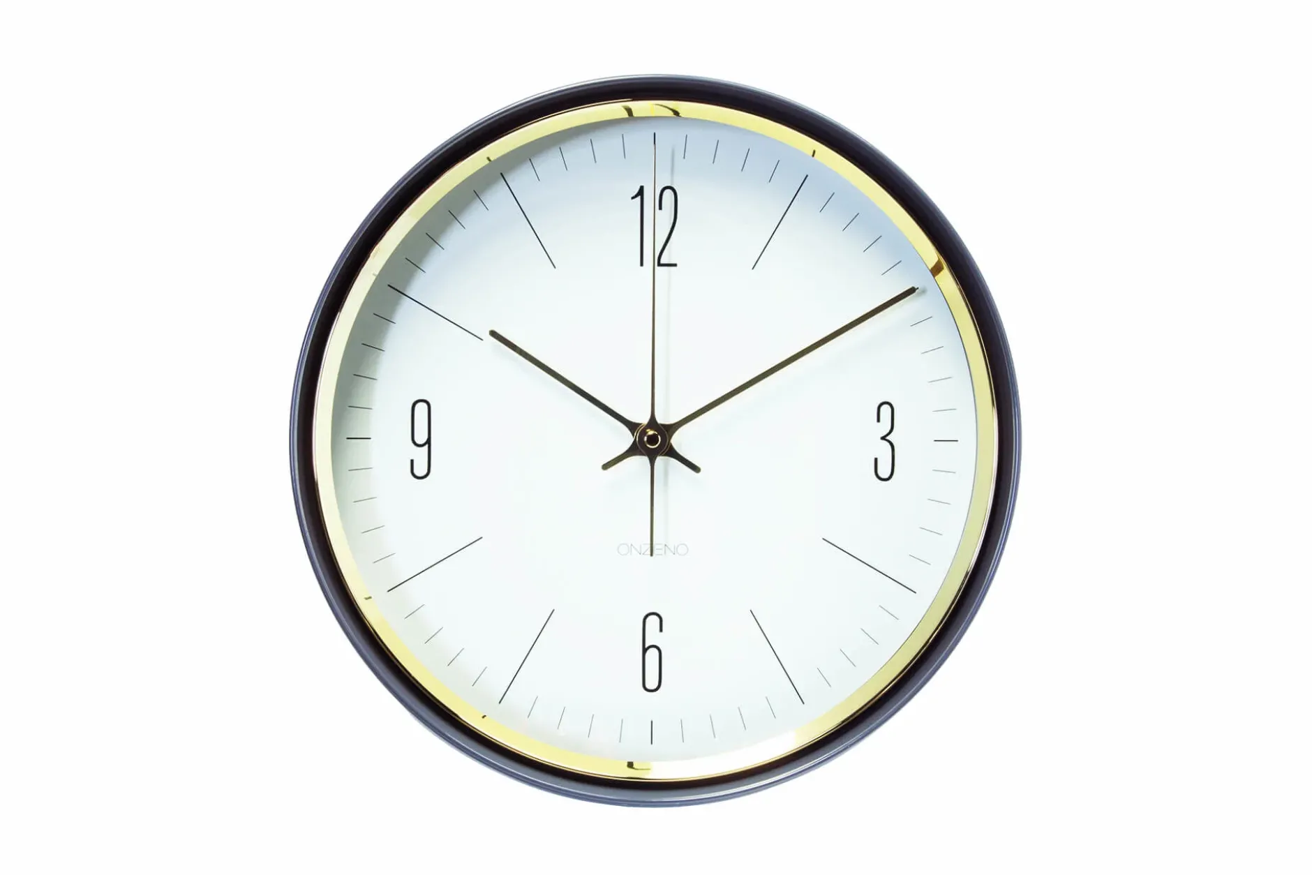Design Wanduhr 'THE GOLDEN SHINE.'