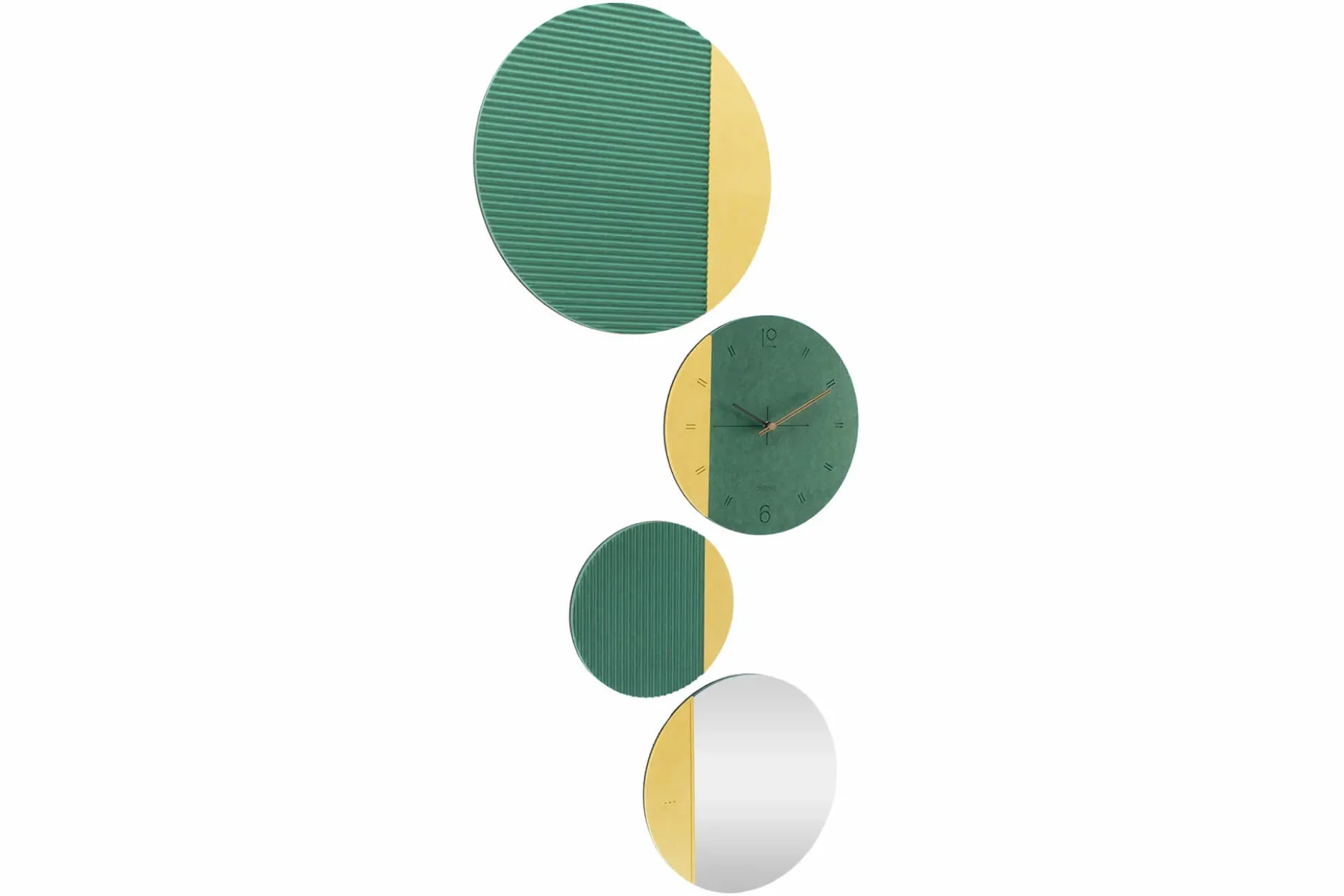 Design Wanduhr 'THE GREEN SYMBIOSIS.'