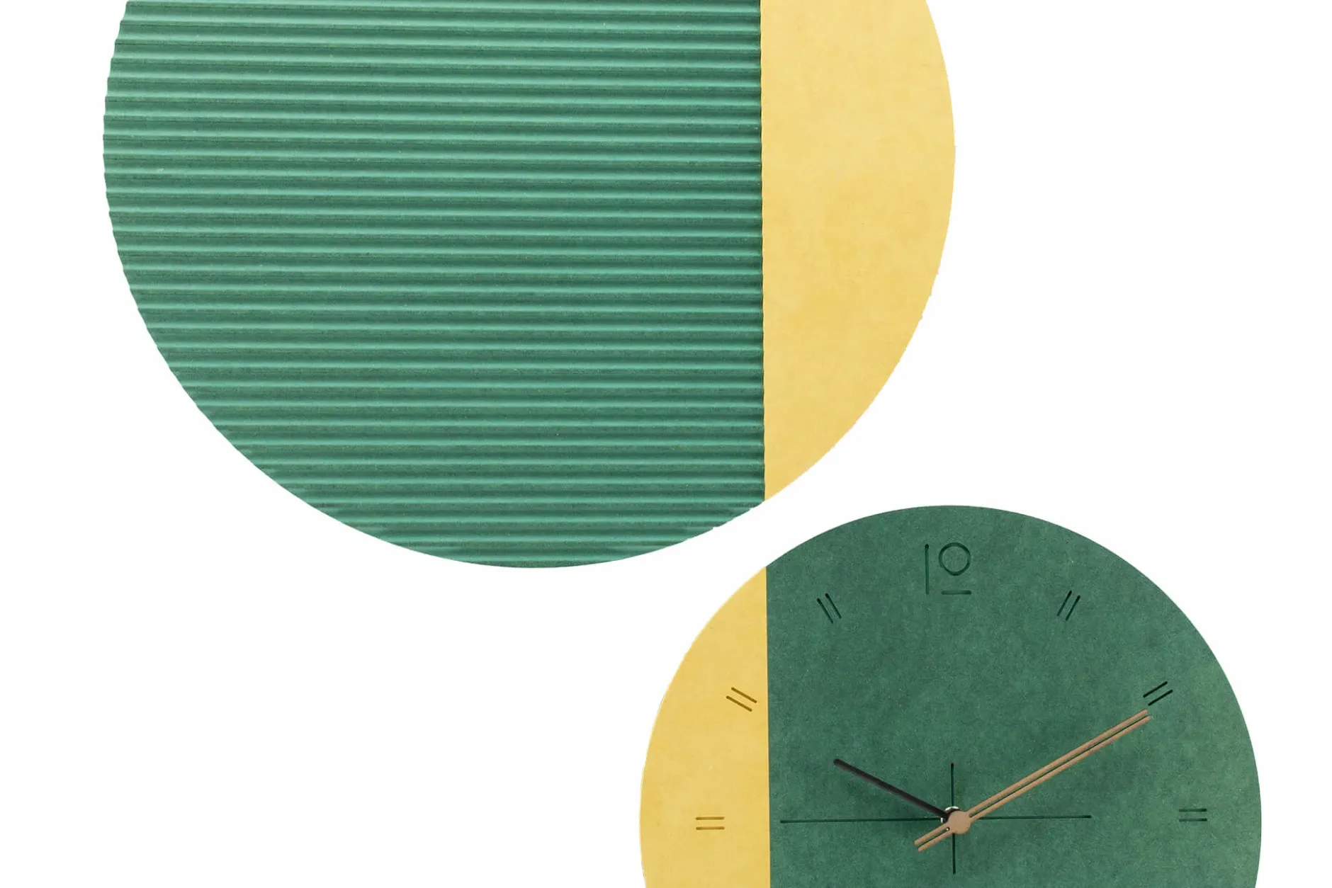 Design Wanduhr 'THE GREEN SYMBIOSIS.'