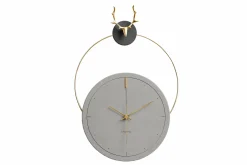 Design Wanduhr 'THE GREY ANTLER.'