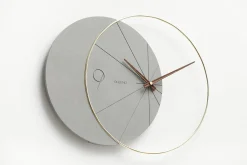 Design Wanduhr 'THE GREY MOON.'