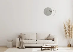 Design Wanduhr 'THE GREY MOON.'