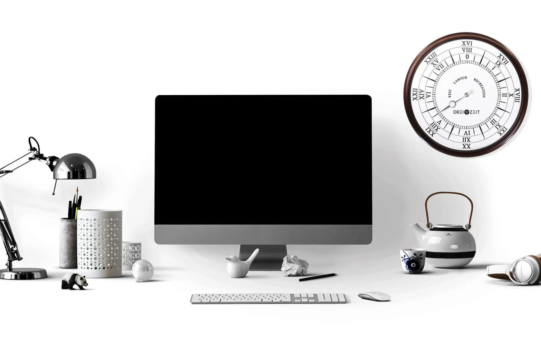 Design Wanduhr 'THE INFORMED.'
