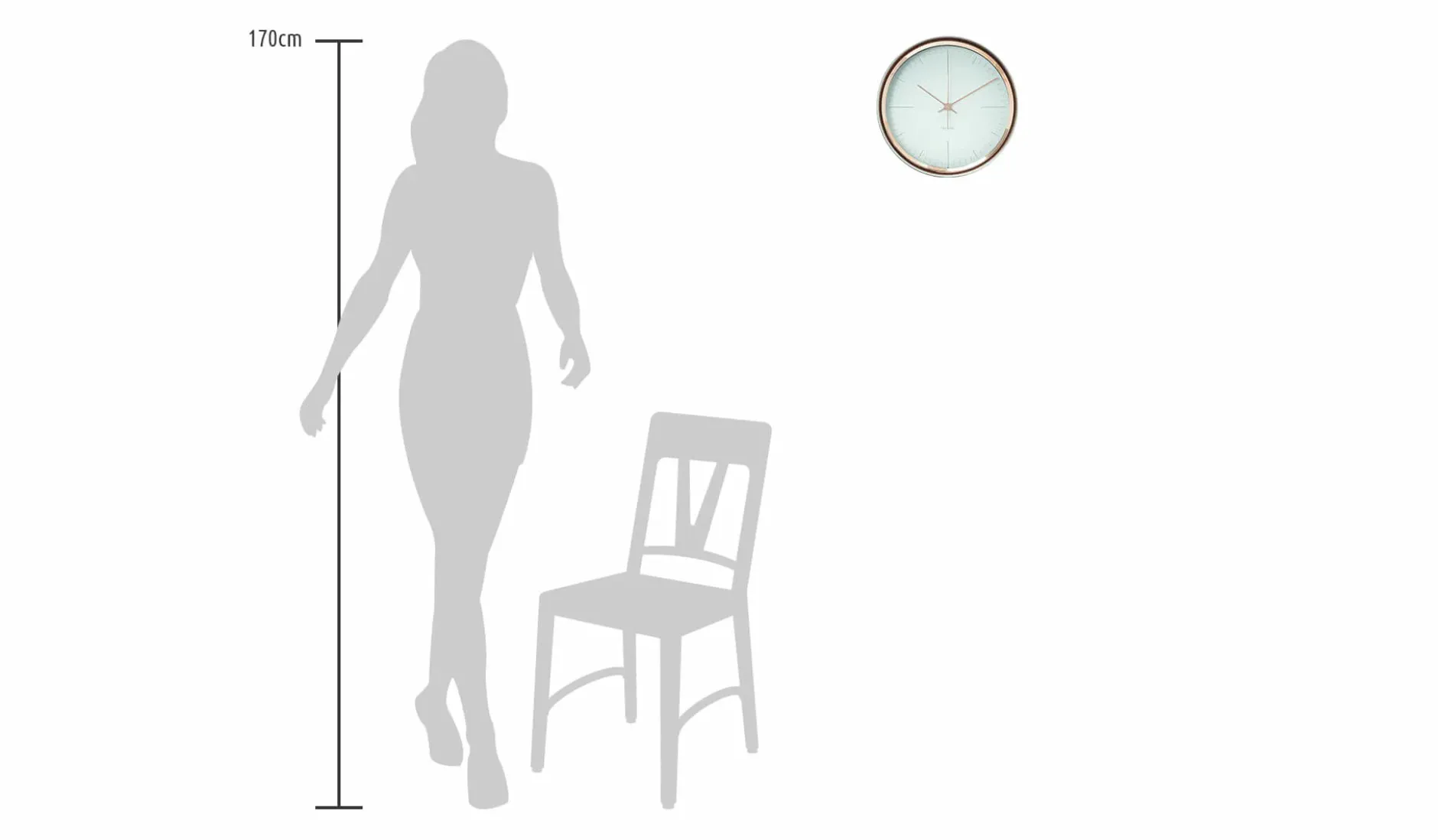 Design Wanduhr 'THE NOBLE.'