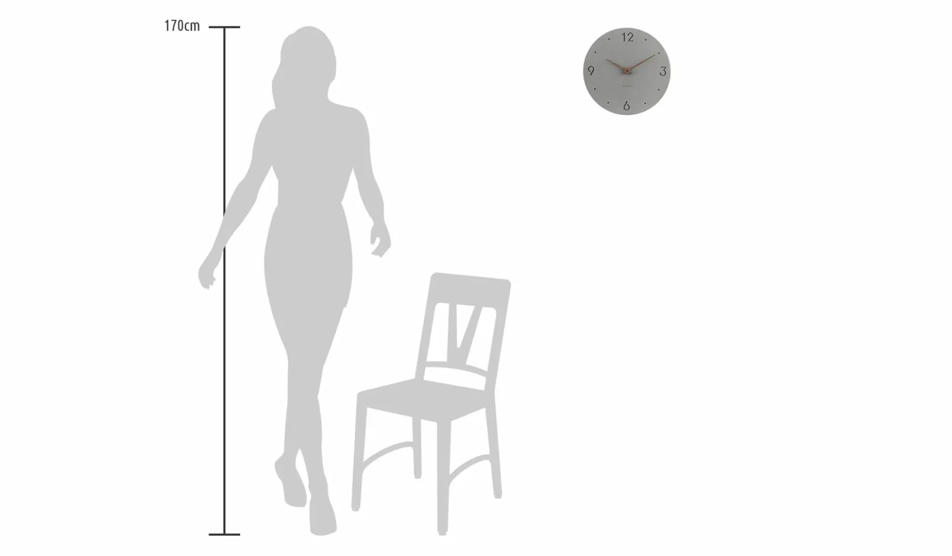 Design Wanduhr 'THE PLAYFUL.'