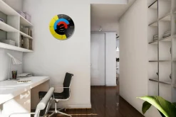 Design Wanduhr 'THE RAINBOW.'