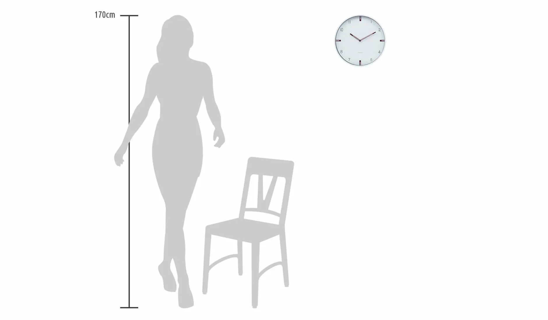 Design Wanduhr 'THE STRIKING.'