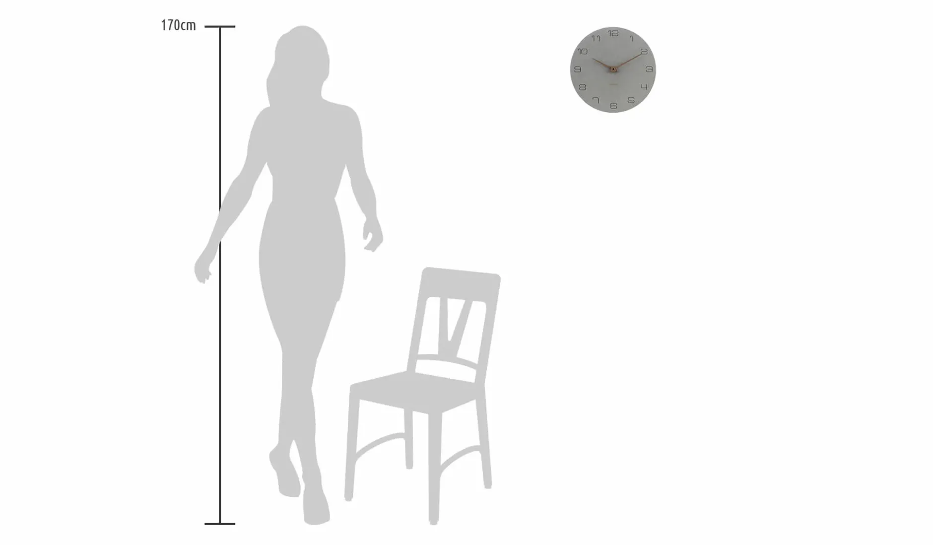 Design Wanduhr 'THE TELLING.'