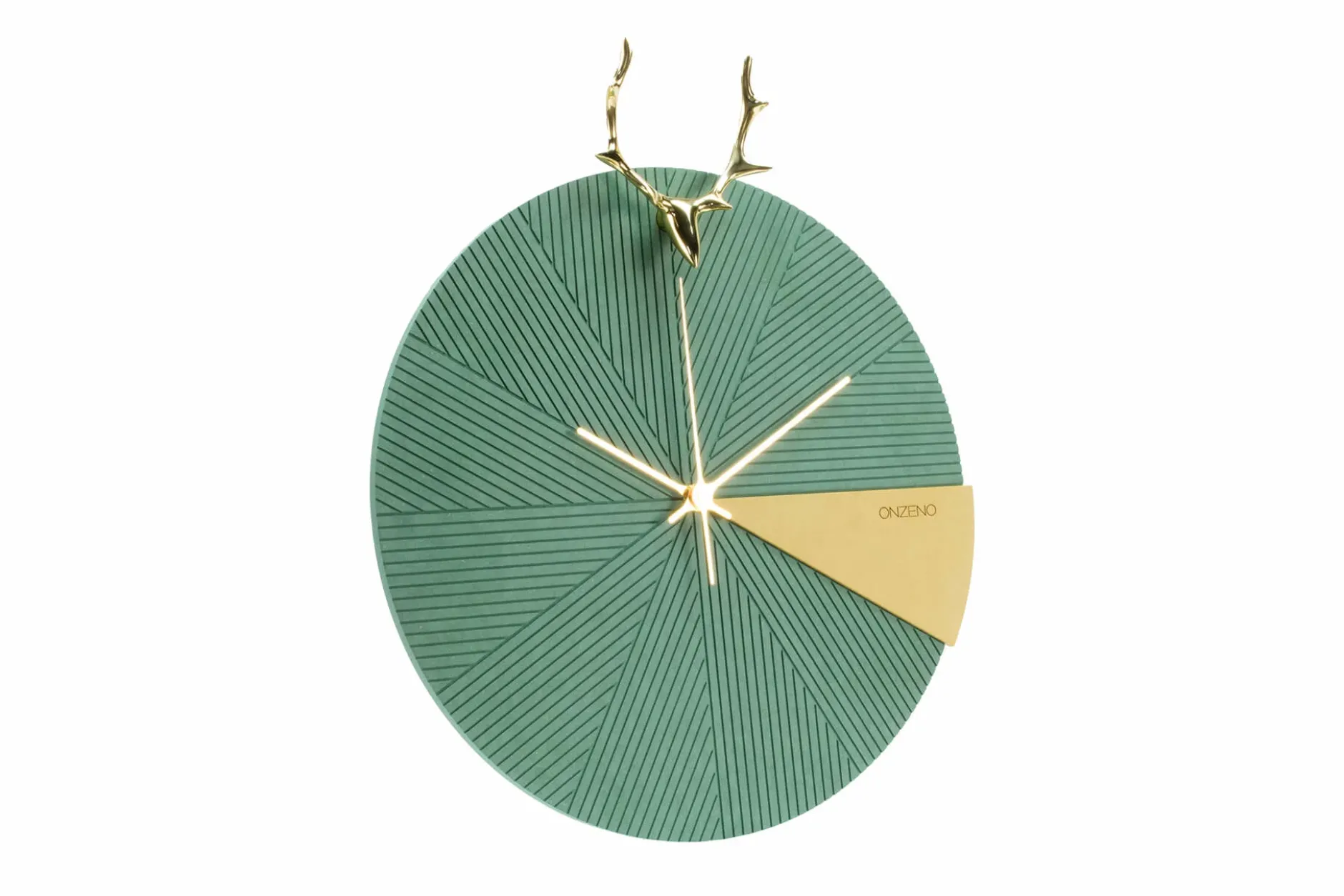 Design Wanduhr 'THE TURQUOISE DEER.'