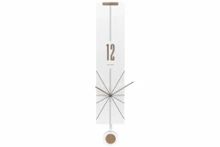 Design Wanduhr 'THE WHITE PENDULUM.'