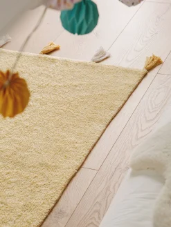 Design Waschbarer Kinderteppich Malu Gelb I