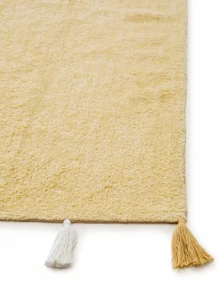 Design Waschbarer Kinderteppich Malu Gelb I