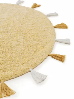 Design Waschbarer Kinderteppich Malu Gelb II