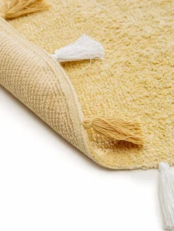 Design Waschbarer Kinderteppich Malu Gelb II