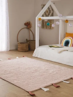 Design Waschbarer Kinderteppich Malu Rosa III