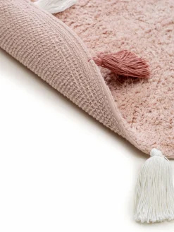 Design Waschbarer Kinderteppich Malu Rosa IV