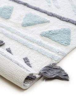 Design Waschbarer Kinderteppich Levi Blau