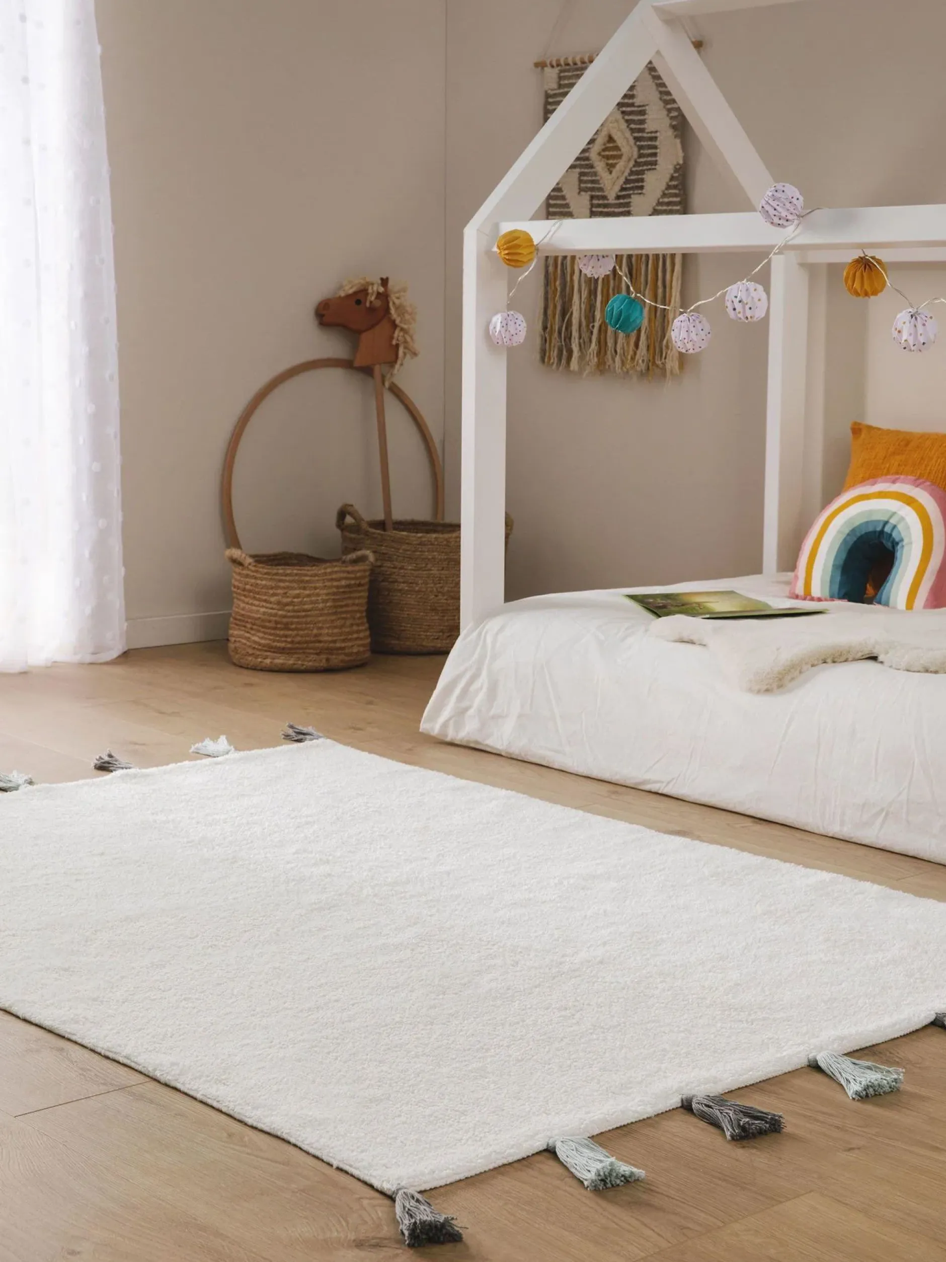 Design Waschbarer Kinderteppich Malu Blau I