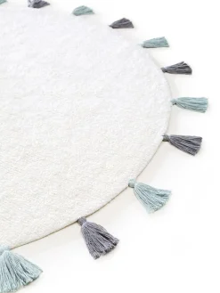 Design Waschbarer Kinderteppich Malu Blau II