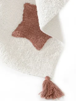 Design Waschbarer Kinderteppich Stars Bunt