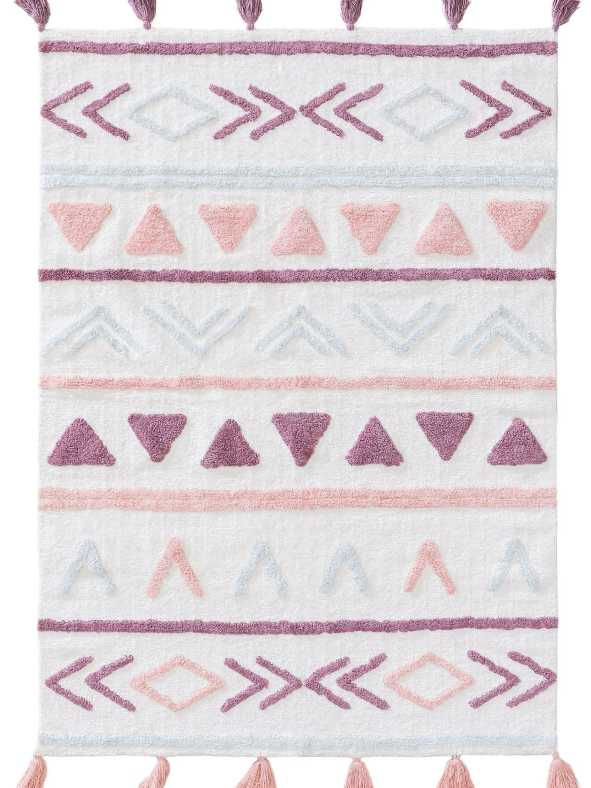Design Waschbarer Kinderteppich Levi Rosa