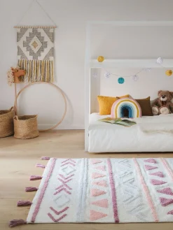 Design Waschbarer Kinderteppich Levi Rosa