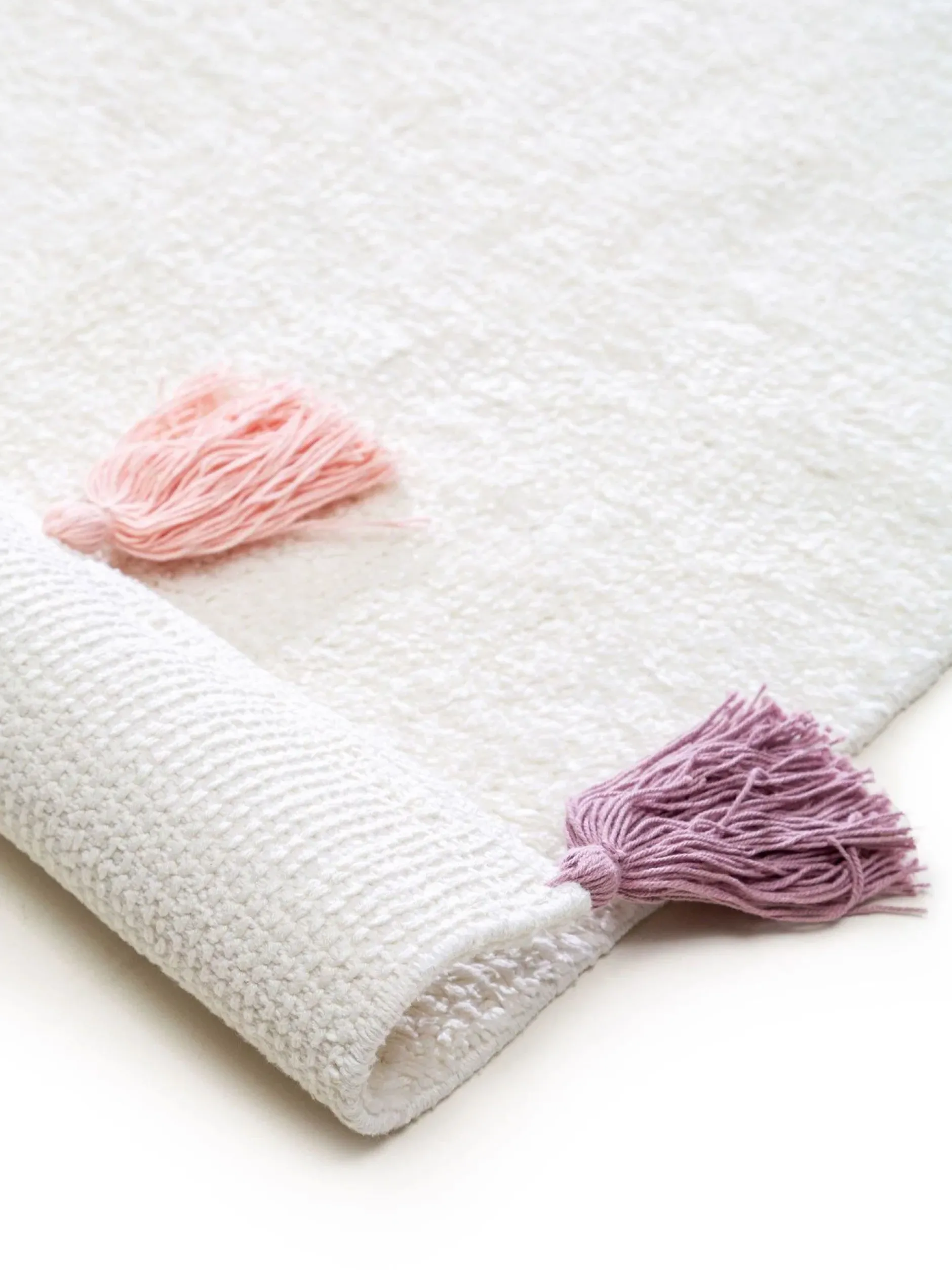 Design Waschbarer Kinderteppich Malu Rosa I