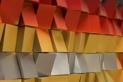 3D Wandbild 'Flammentanz' 130x53x8cm