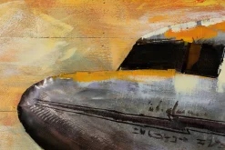 3D Wandbild 'Flight towards Sunset' 100x75x7cm