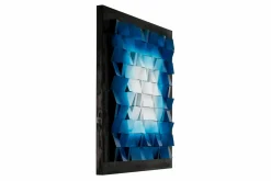 3D Wandbild 'Glanz mit Tiefe' 75x75x7cm