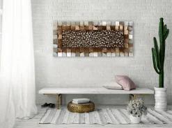 3D Wandbild 'Pixelated Illusions' 123x55x7cm