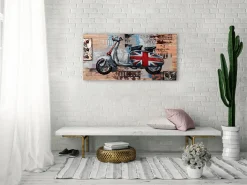3D Wandbild 'Trip to London' 100x50x6,5cm