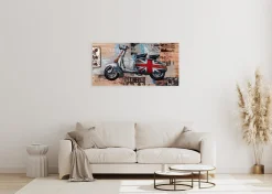 3D Wandbild 'Trip to London' 100x50x6,5cm