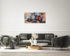 3D Wandbild 'Trip to London' 100x50x6,5cm