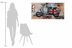 3D Wandbild 'Trip to London' 100x50x6,5cm