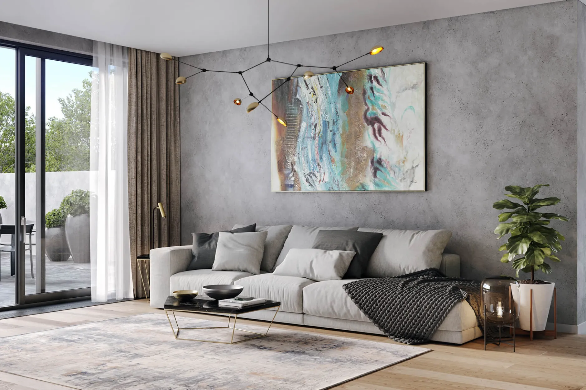 Gemälde 'Desert Dreams' | Handgemaltes Unikat