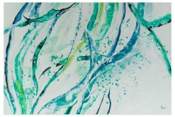 Gemälde 'Flowering Sea Plants' | Handgemaltes Unikat