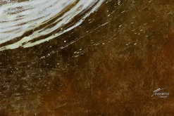 Gemälde 'Goldenes Meer' | Handgemaltes Unikat