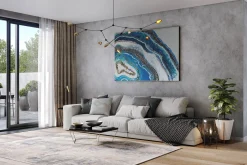 Gemälde 'Ocean Geode' | Handgemaltes Unikat