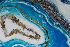 Gemälde 'Ocean Geode' | Handgemaltes Unikat