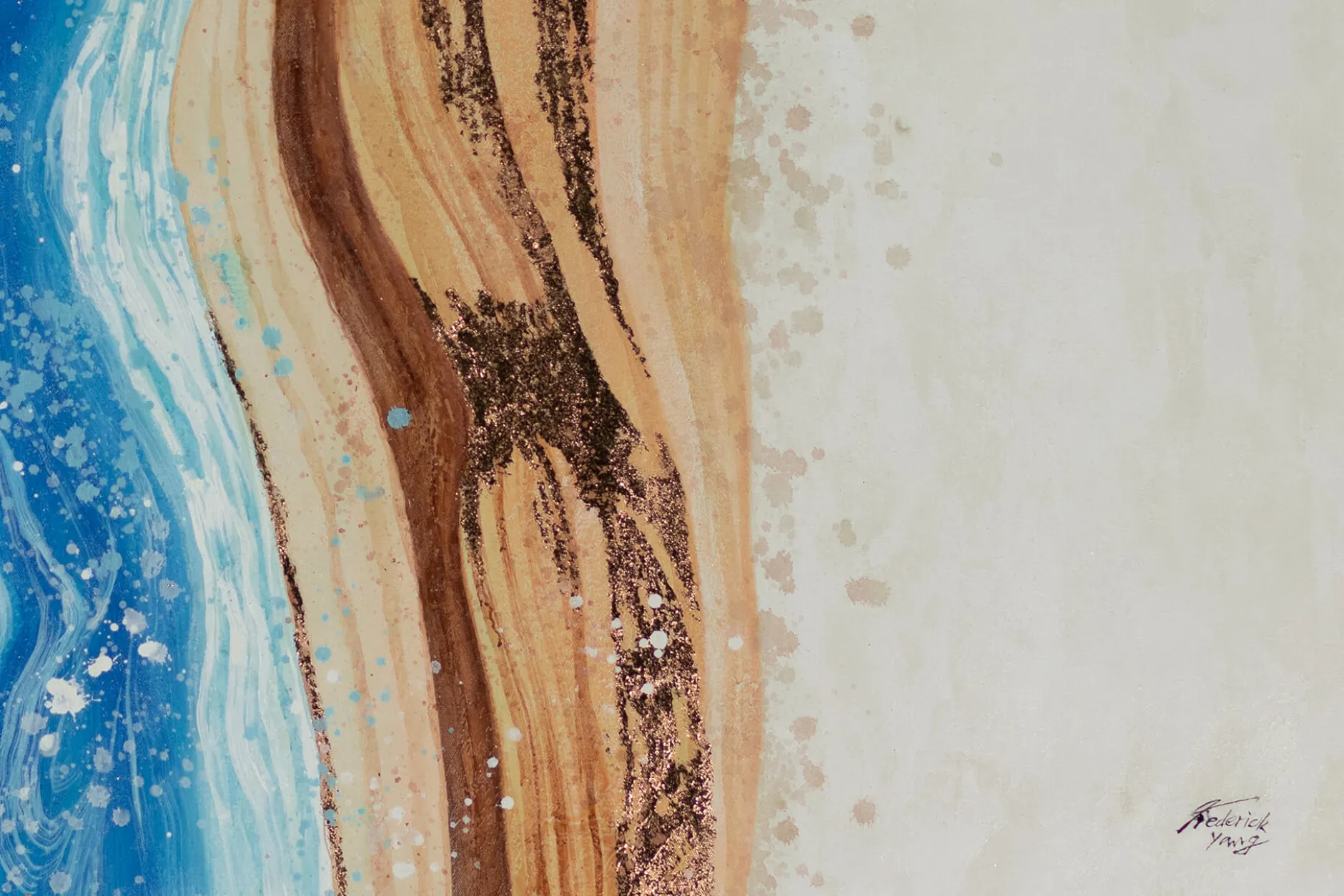 Gemälde 'Ocean Whispers' | Handgemaltes Unikat