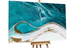 Gemälde 'Silky Waves' | Handgemaltes Unikat